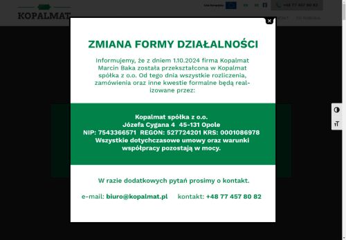 Kopalmat Marcin Baka
